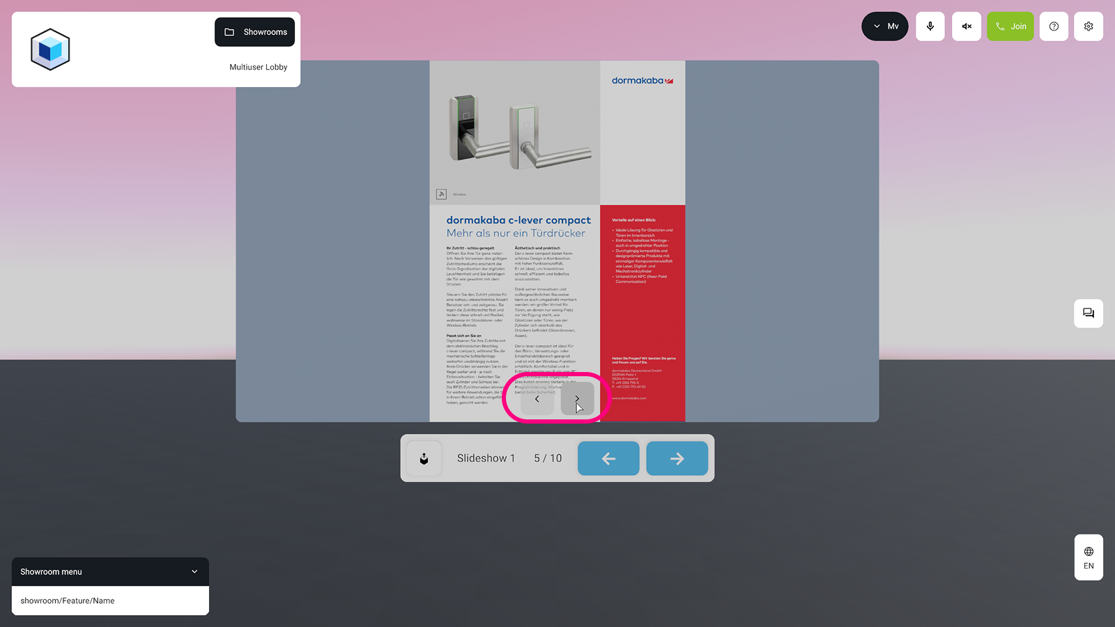 PDF navigation arrows