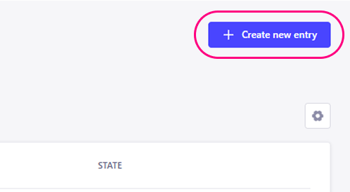 Create new invitation entry